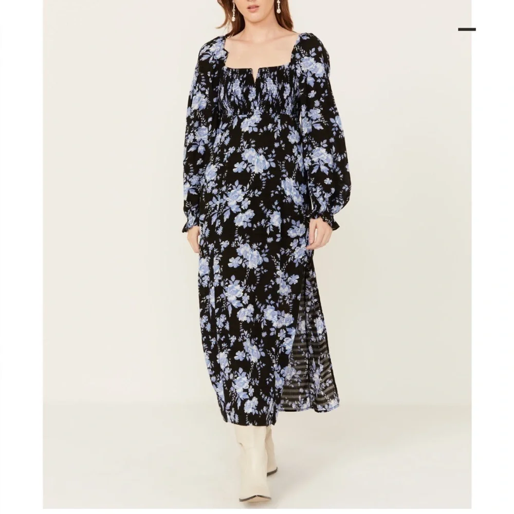 Free People Jaymes Floral Boho Dress NWT